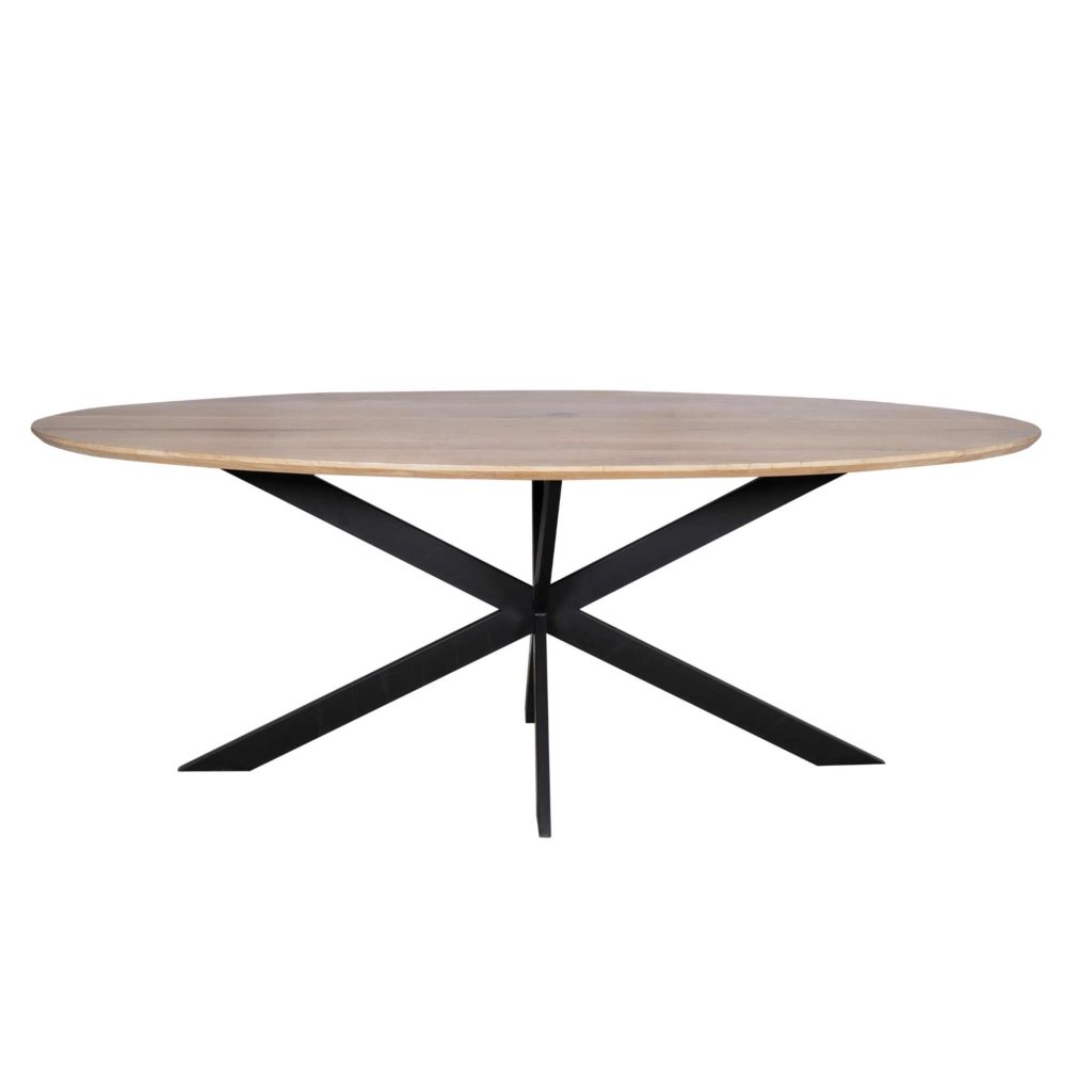 Eiken eettafel Ferris | Ovaal 280 cm | Naturel - Afbeelding 2