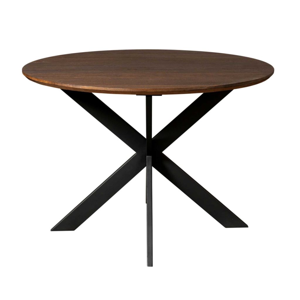 Eiken eettafel Ferris | Rond 150 cm | Bruin - Afbeelding 2