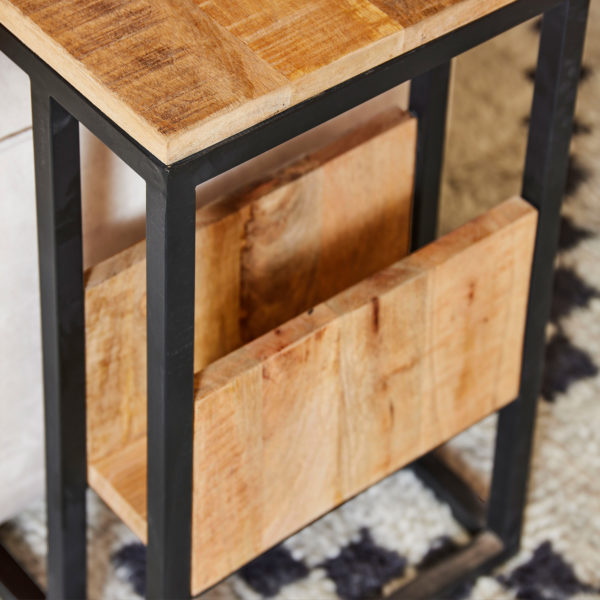 Laptoptafel | Natuurlijk mangohout - Afbeelding 2