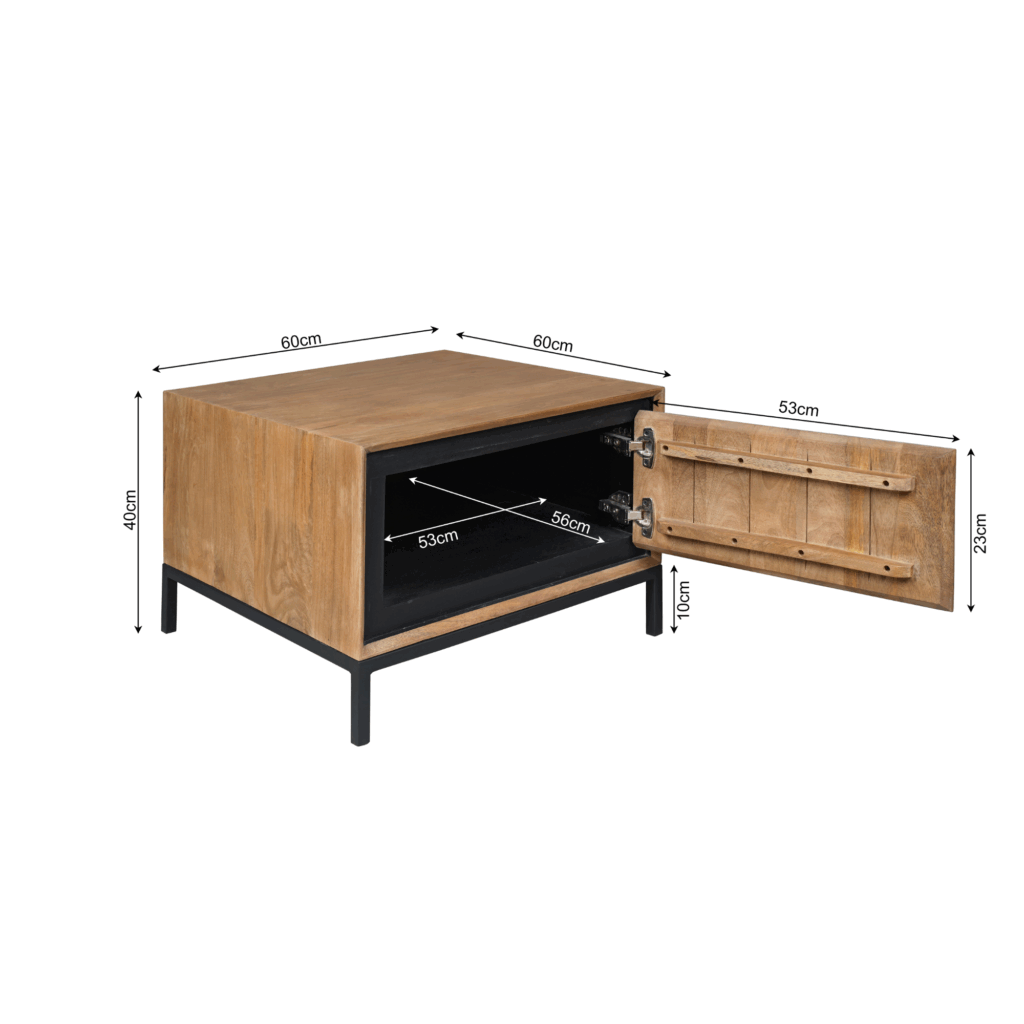 Bijzettafel RichWood | 60 cm - Afbeelding 8