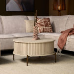 Salontafel Madison Zand | 80 cm | Rond