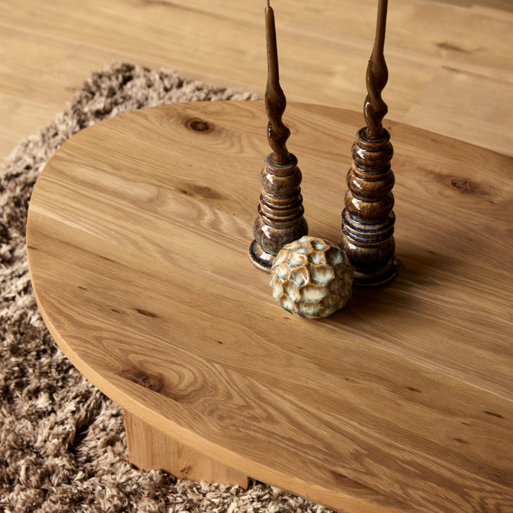 Salontafel Zillah | 130 cm | Naturel Eiken - Afbeelding 4