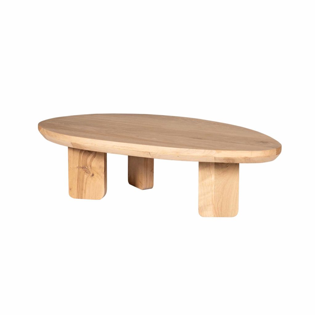 Salontafel Zillah | 130 cm | Naturel Eiken - Afbeelding 9