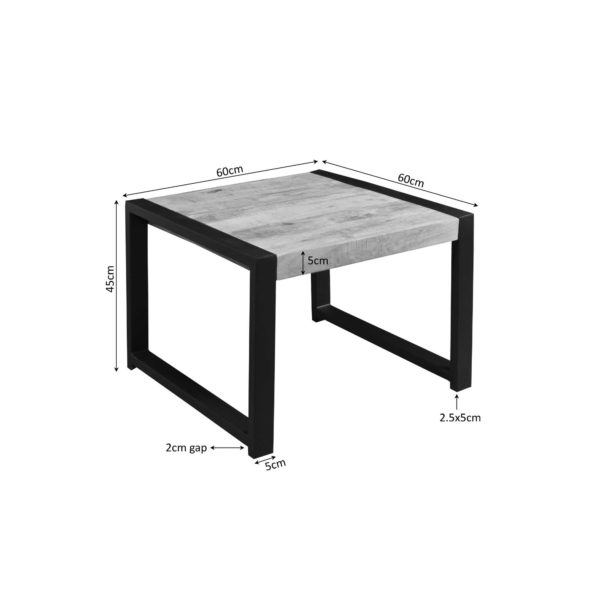Bijzettafel Boaz 60 cm - Afbeelding 5