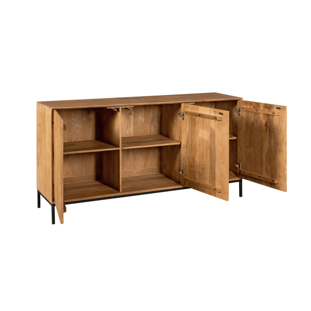 Dressoir Madison Natuurlijk | 165 cm - Afbeelding 4