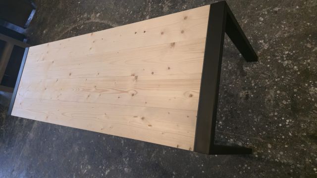 OUTLET! Tafel industrieel Duuk - Afbeelding 3