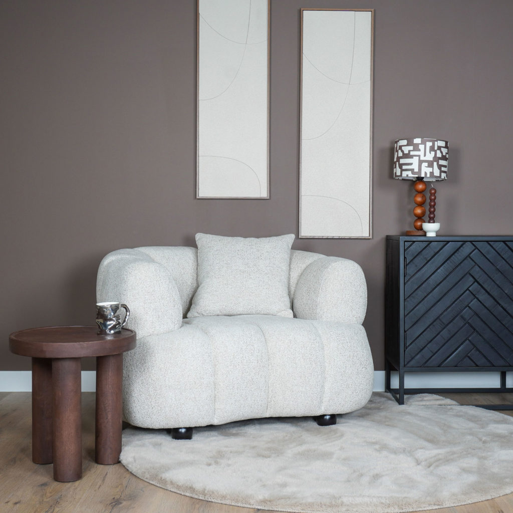 Fauteuil Rocco Beige - Afbeelding 2