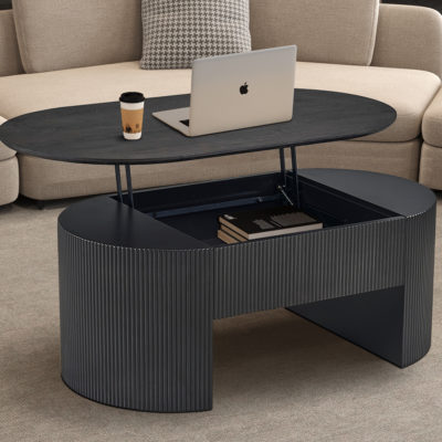 NIEUW - Salontafel 'Lagos' 120 cm Lift-top Decor Donkerbruin