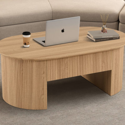 NIEUW - Salontafel 'Lagos' 120 cm Lift-top Decor Eik Naturel