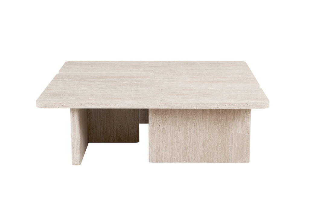 NIEUW - Salontafel 'Arallo' Decor Travertin Beige - Afbeelding 3