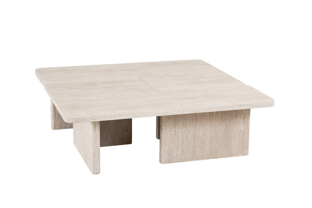 NIEUW - Salontafel 'Arallo' Decor Travertin Beige - Afbeelding 4