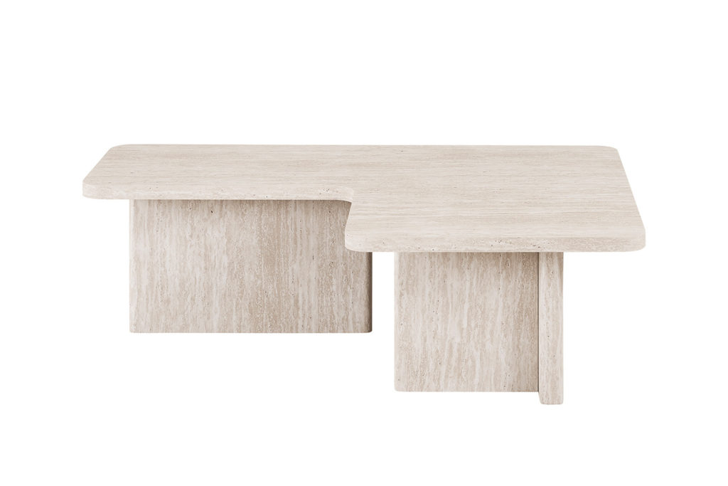 NIEUW - Salontafel 'Arallo' Decor Travertin Beige - Afbeelding 6