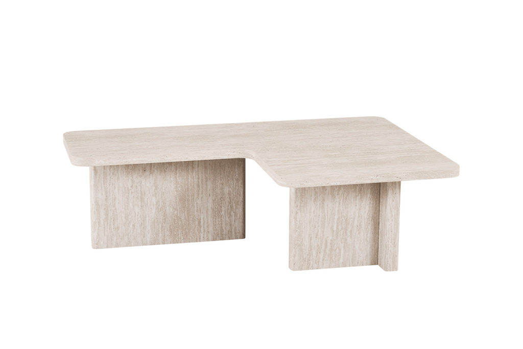 NIEUW - Salontafel 'Arallo' Decor Travertin Beige - Afbeelding 7