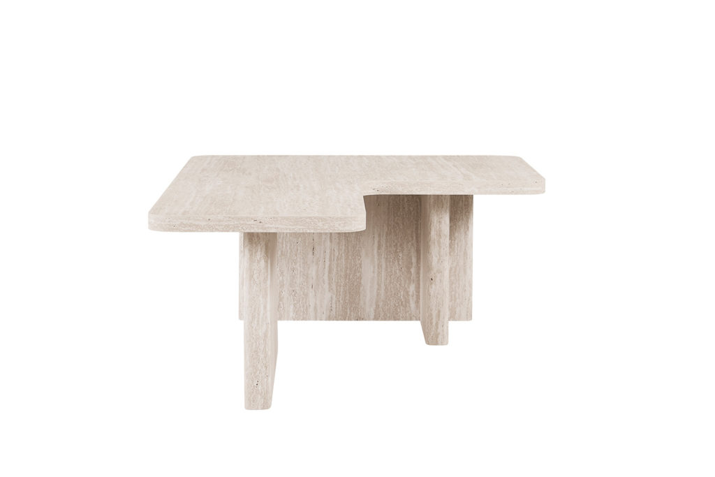 NIEUW - Salontafel 'Arallo' Decor Travertin Beige - Afbeelding 8