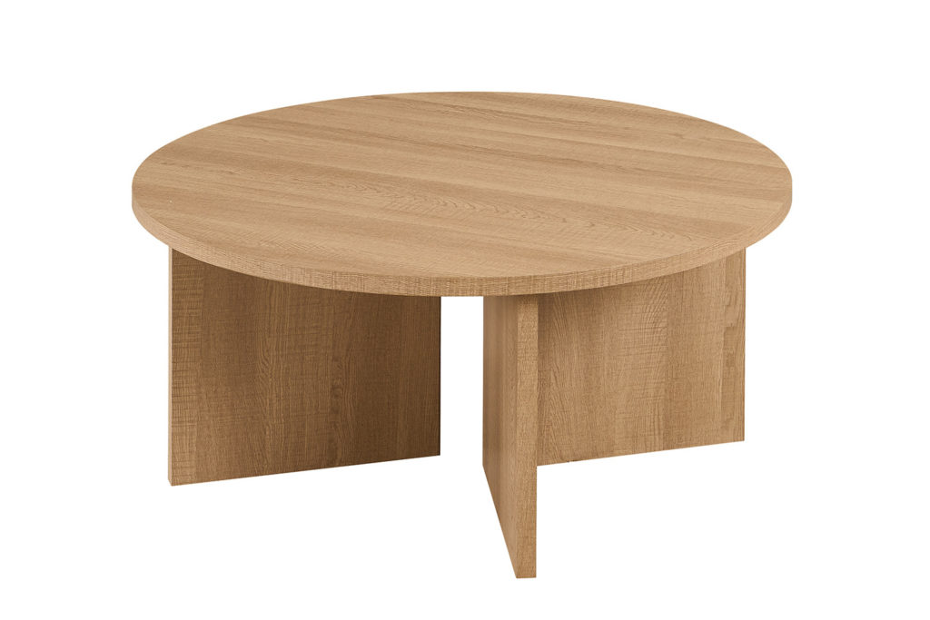 NIEUW - Salontafel 'Drasir' Rond Decor Eik Naturel - Afbeelding 3
