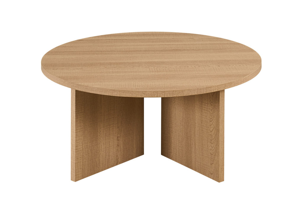 NIEUW - Salontafel 'Drasir' Rond Decor Eik Naturel - Afbeelding 4