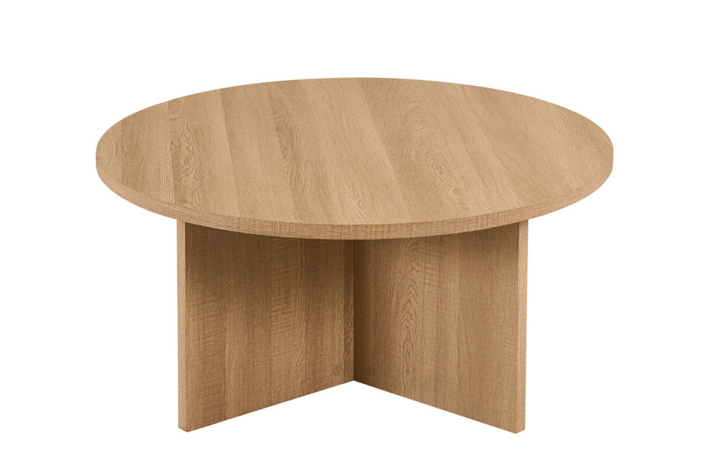NIEUW - Salontafel 'Drasir' Rond Decor Eik Naturel - Afbeelding 5
