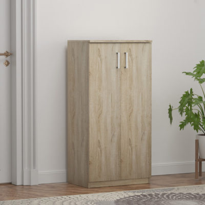 NIEUW - Schoenenkast 'Maurice' 2 deuren Decor Sonoma
