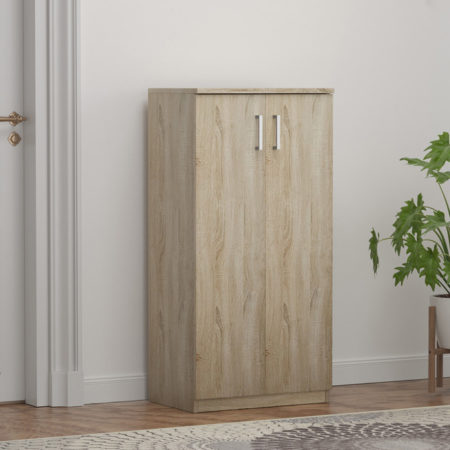 NIEUW - Schoenenkast 'Maurice' 2 deuren Decor Sonoma