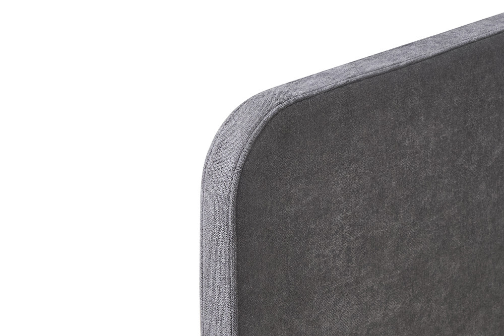 Bed 'Parma' 90x200 met lattenbodem Stof Grijs - Afbeelding 6