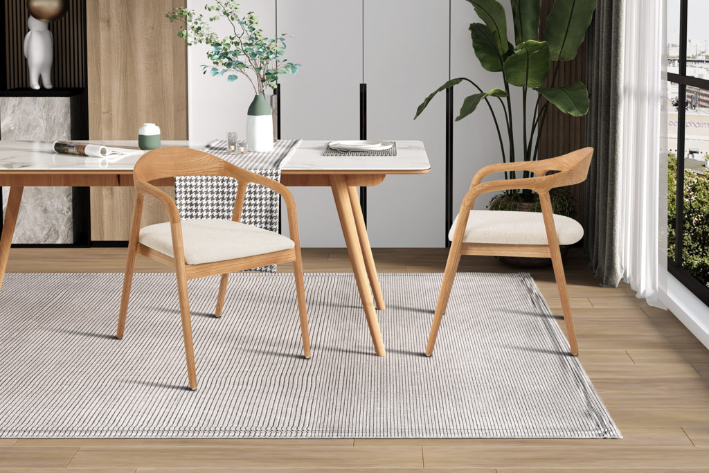 NIEUW - Stoel 'Claire' Essenhout Naturel Stof Ote Milan 103 Beige - Afbeelding 12