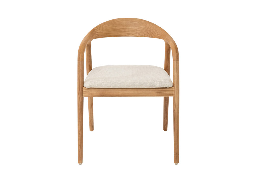 NIEUW - Stoel 'Claire' Essenhout Naturel Stof Ote Milan 103 Beige - Afbeelding 15