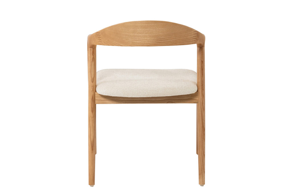 NIEUW - Stoel 'Claire' Essenhout Naturel Stof Ote Milan 103 Beige - Afbeelding 19