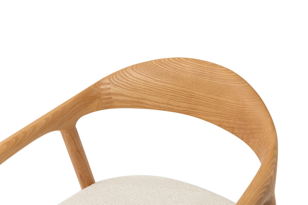 NIEUW - Stoel 'Claire' Essenhout Naturel Stof Ote Milan 103 Beige - Afbeelding 20