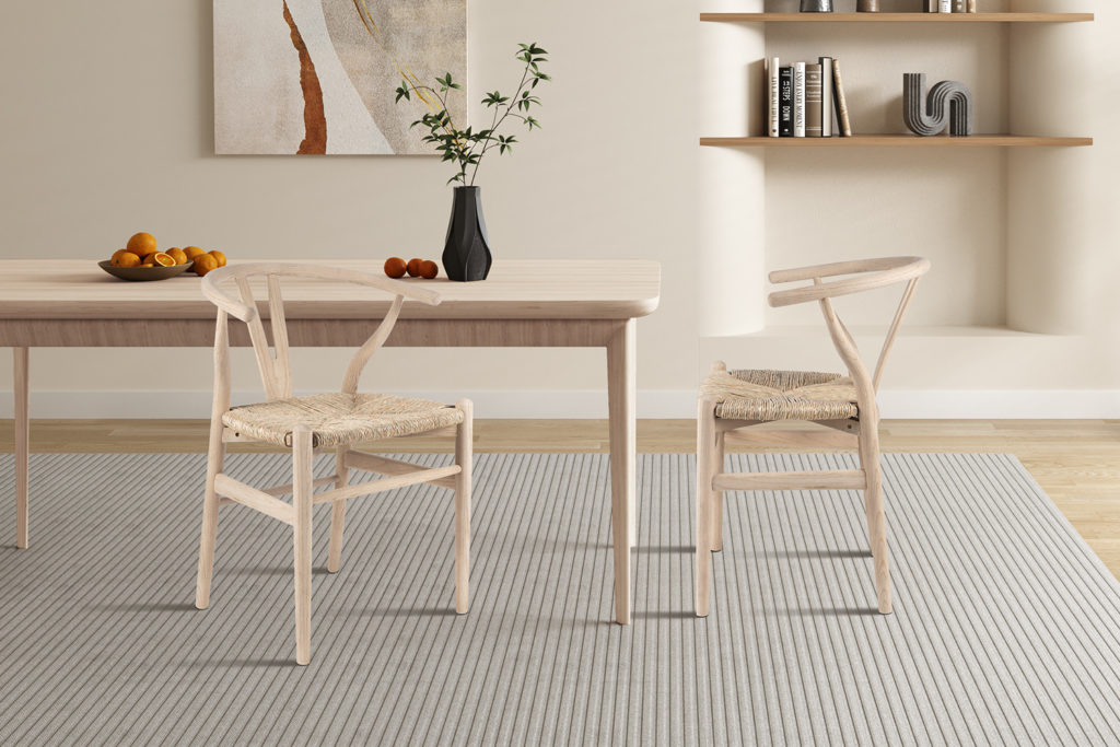 NIEUW - Stoel 'Bart' van iepenhout met gevlochten zitting - Afbeelding 3