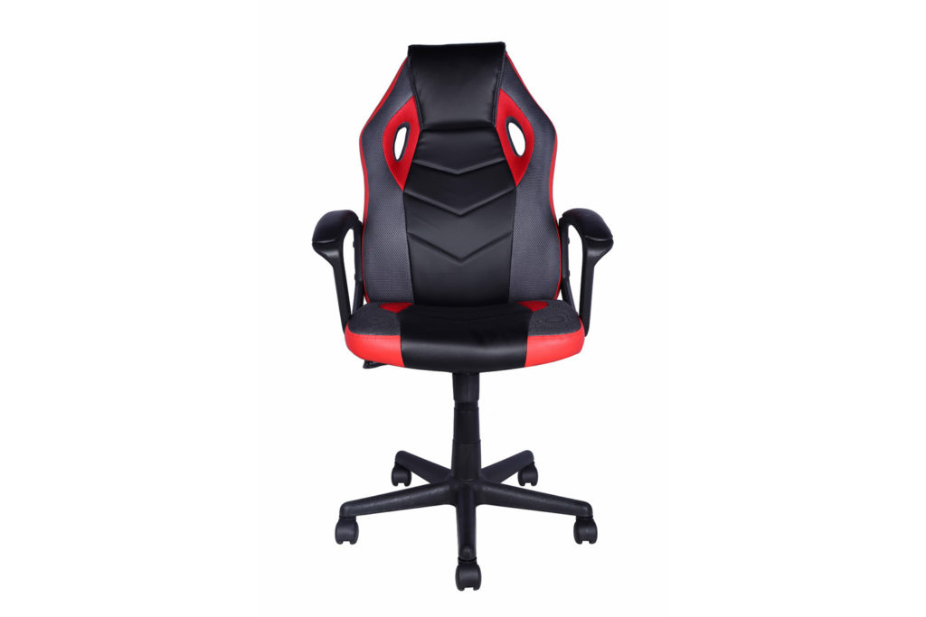 NIEUW - Gamingstoel 'Tiger' PU Zwart/Rood/Grijs - Afbeelding 3