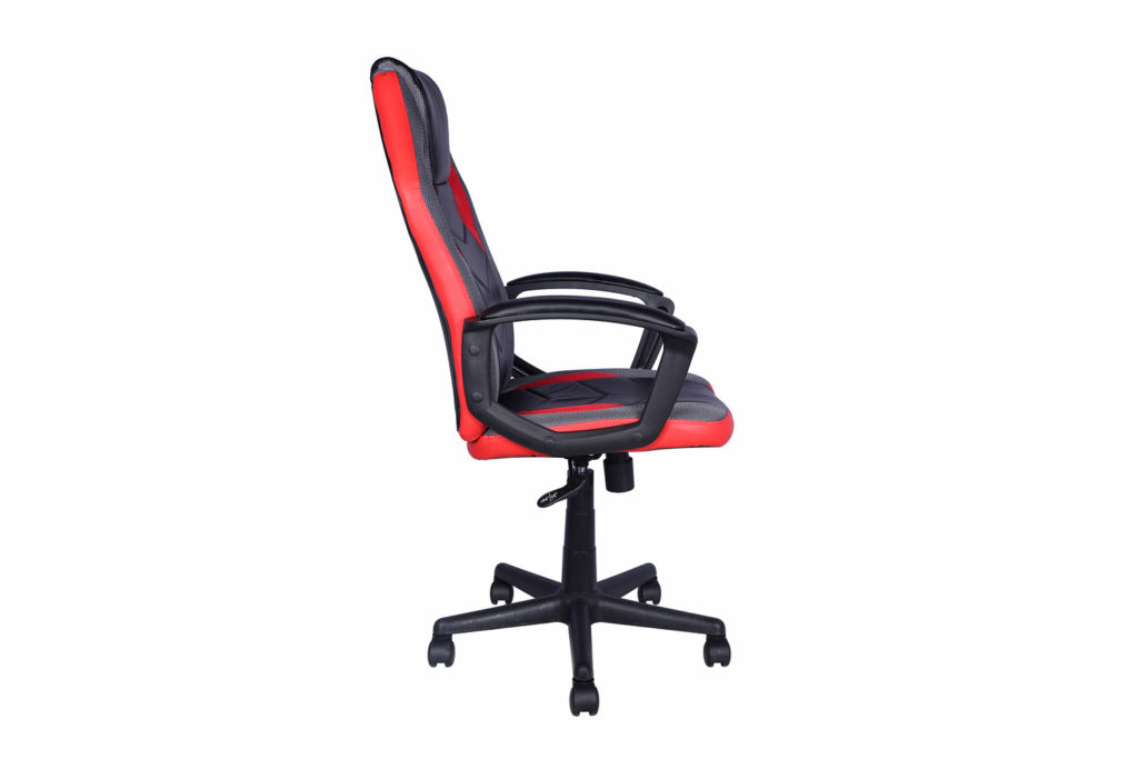 NIEUW - Gamingstoel 'Tiger' PU Zwart/Rood/Grijs - Afbeelding 5