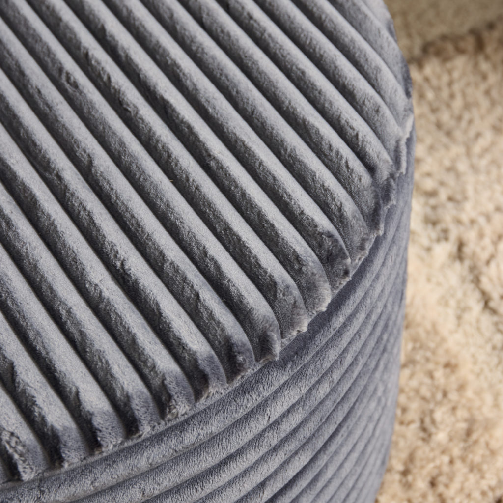 Mijn Sofa Hocker | Rond | 80 cm | Tilia 85 | Antraciet - Afbeelding 2