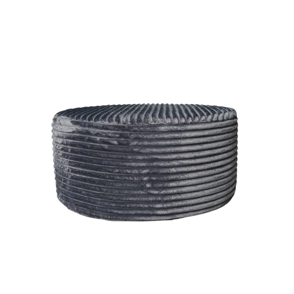 Mijn Sofa Hocker | Rond | 80 cm | Tilia 85 | Antraciet - Afbeelding 3