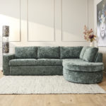 MySofa Alma | 2,5-zits + Divan Rechts | Groen