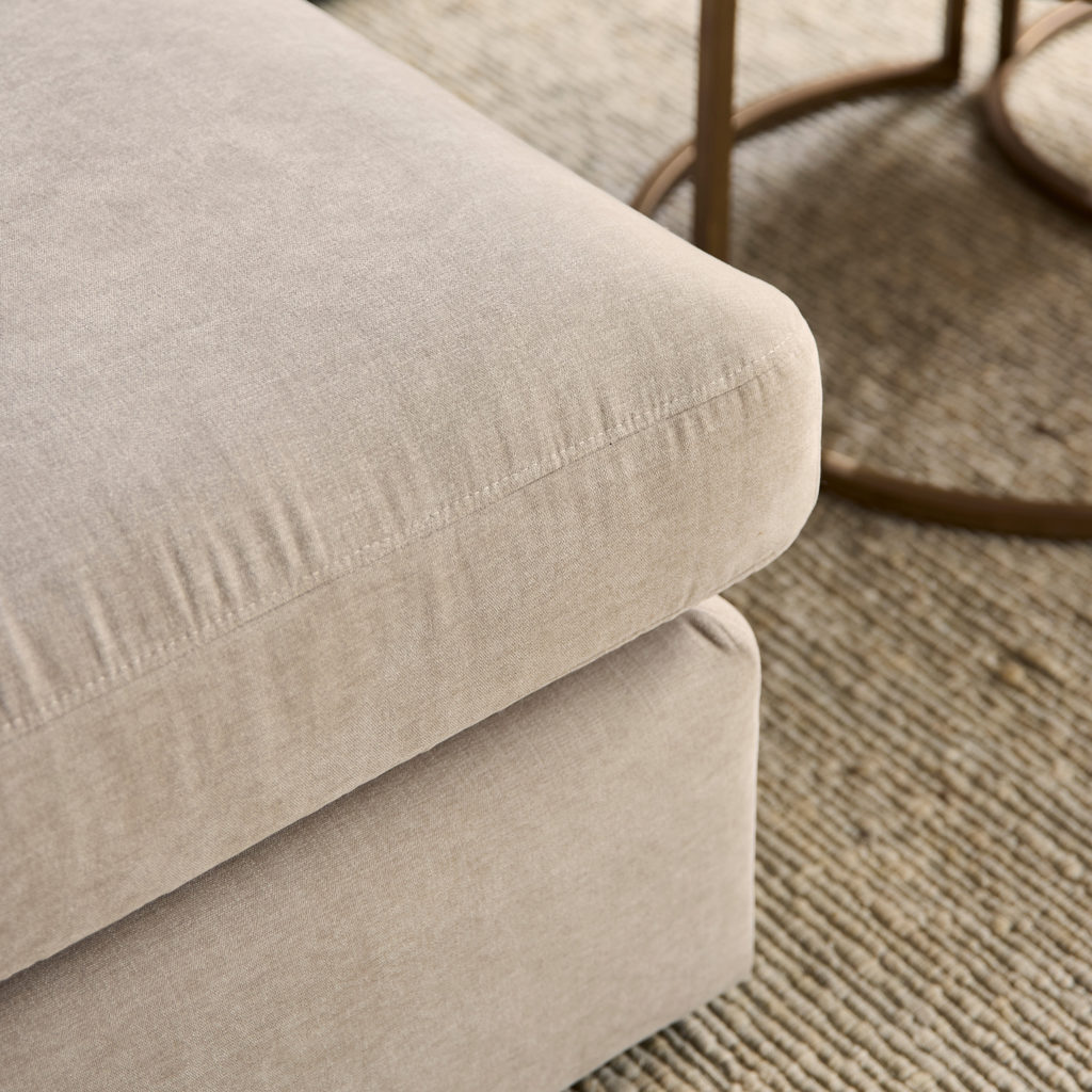 MijnSofa Jesse | Ottomane Links + 2,5 zits | Beige - Afbeelding 5