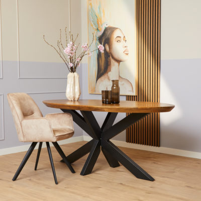 Eettafel Brandy | Ovaal | 160 cm