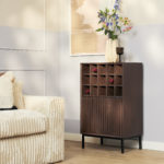 Wijnkast Madison Bruin | 55 cm