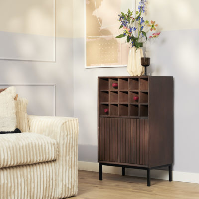 Wijnkast Madison Bruin | 55 cm