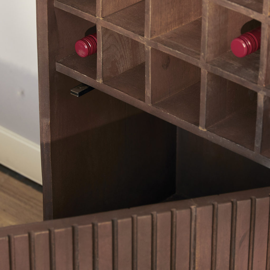 Wijnkast Madison Bruin | 55 cm - Afbeelding 2