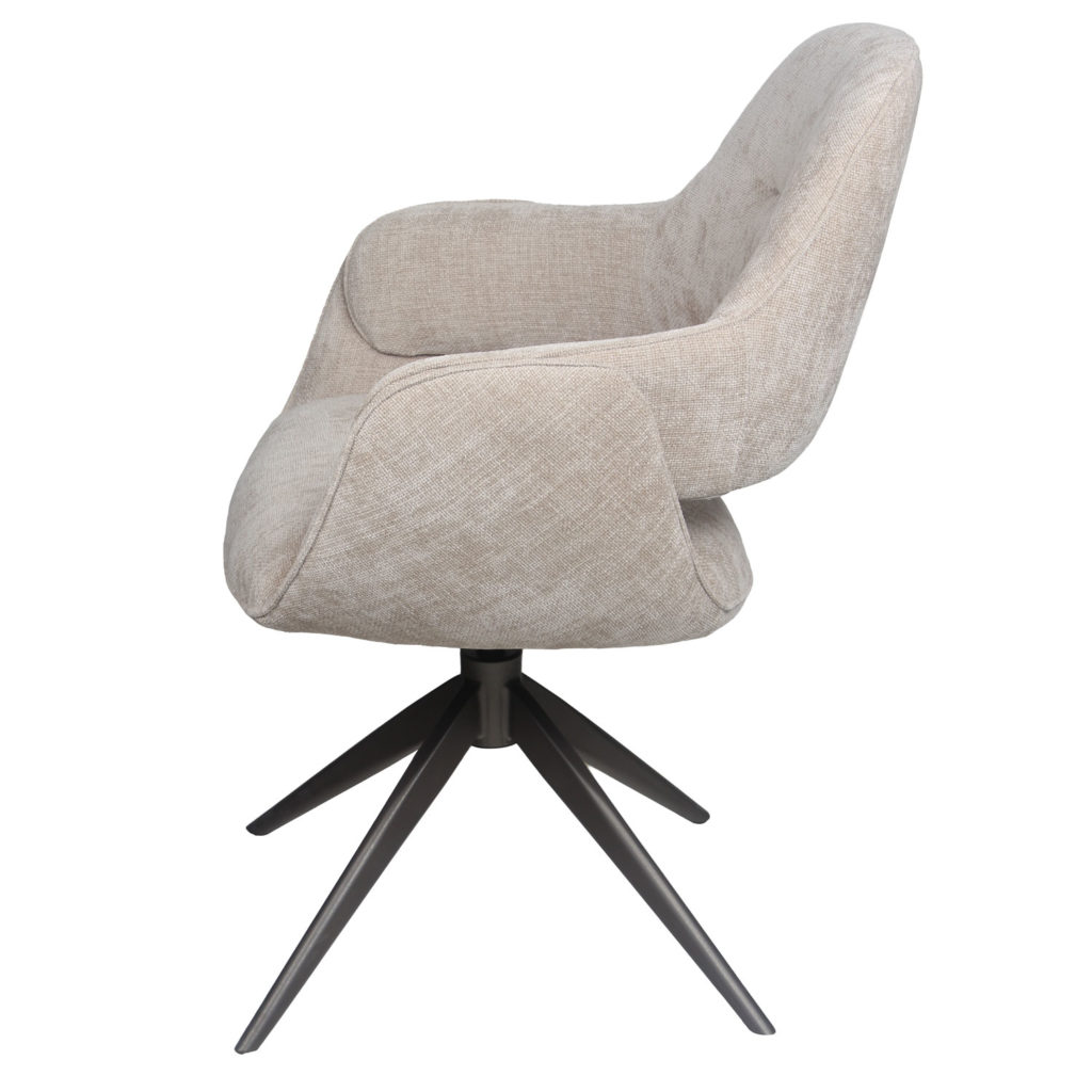 Eetkamerstoel Jill - Beige 120 - Afbeelding 3