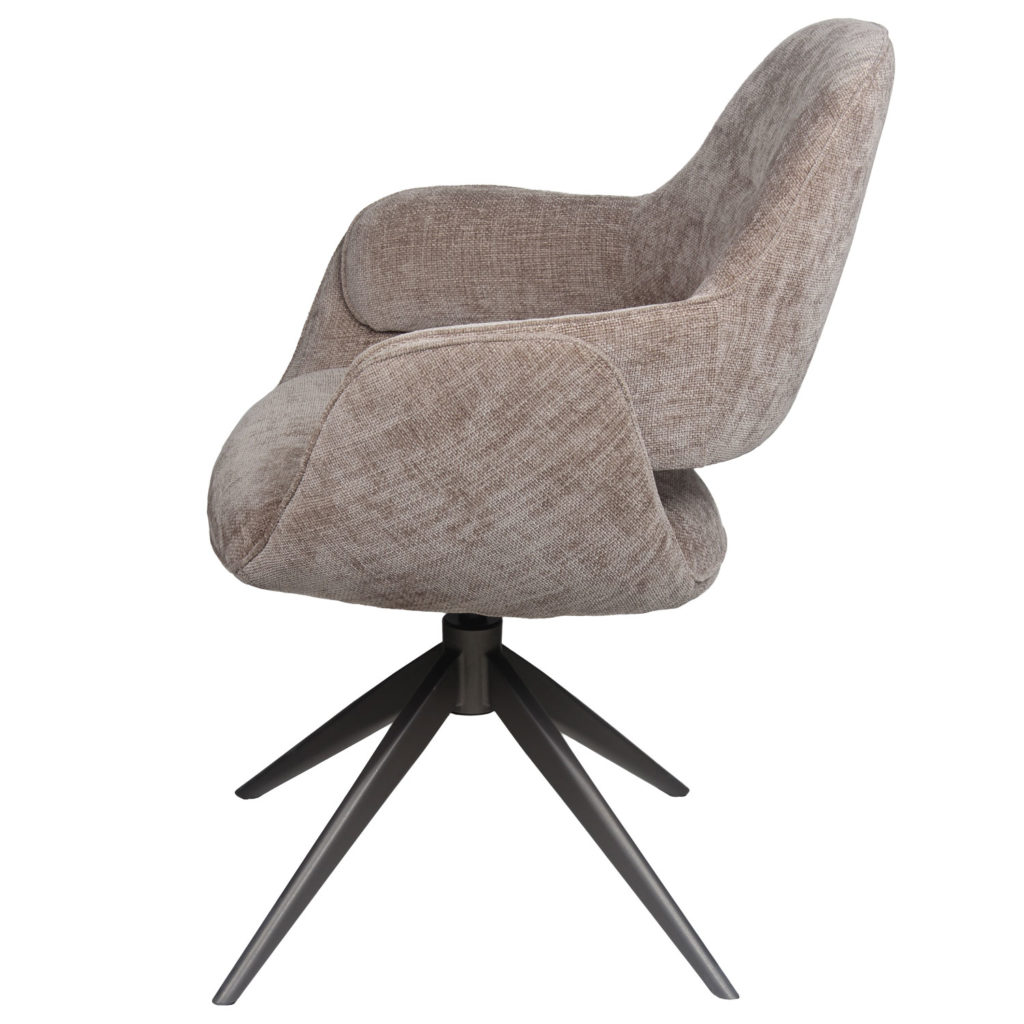 Eetkamerstoel Jill - Taupe 170 - Afbeelding 3