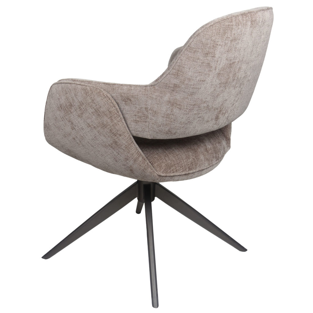 Eetkamerstoel Jill - Taupe 170 - Afbeelding 4