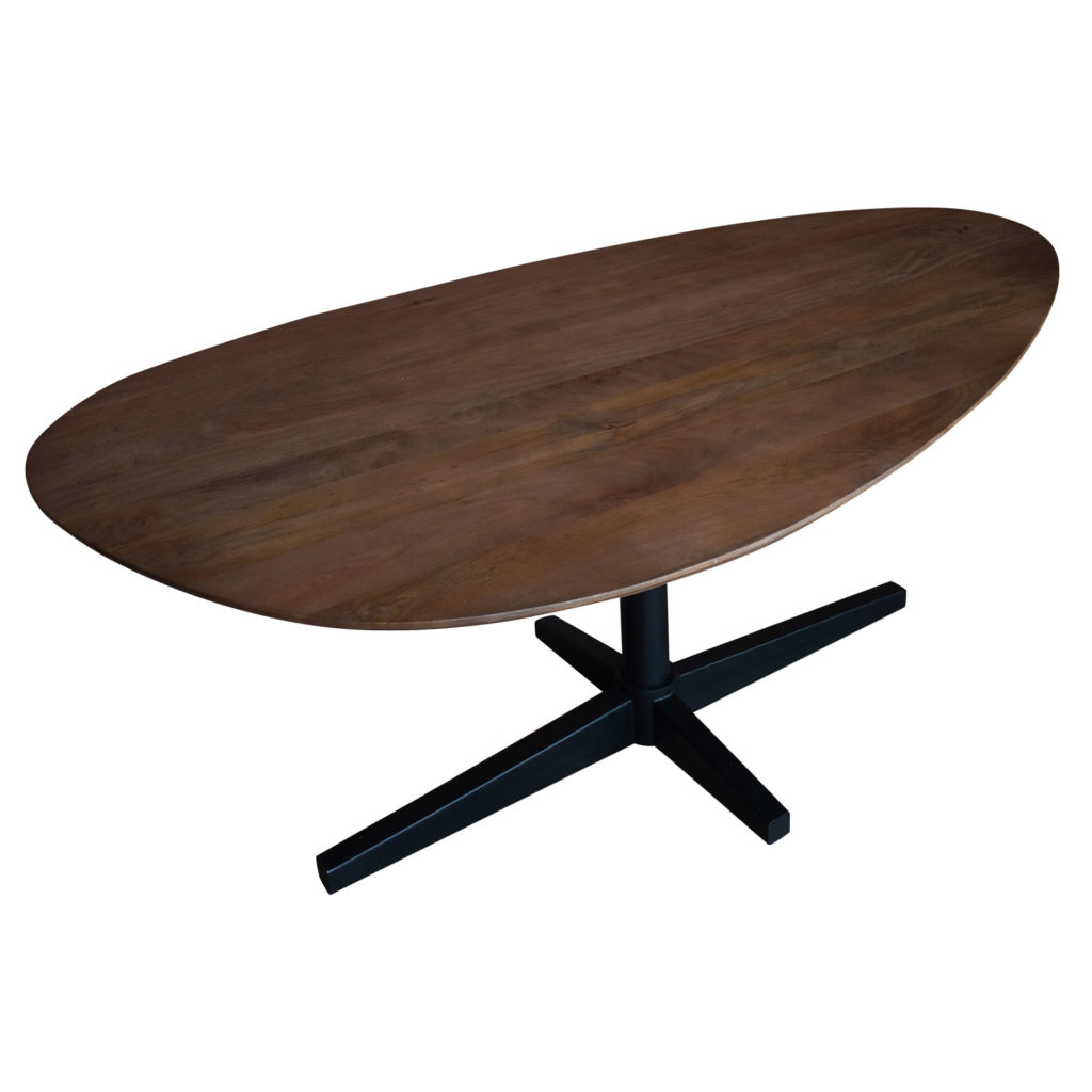 Eettafel Ray 220 x 100 cm - Mangohout - Afbeelding 3