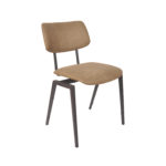 LABEL51 I_Stapelbare Schoolstoel - Moss - Micro Suede - Black Frame