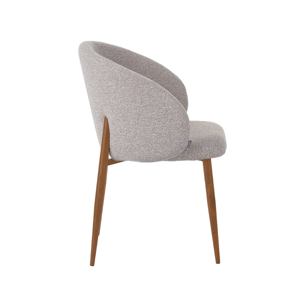 LABEL51 Eetkamerstoel I_Yuki - Naturel - Royal Boucle - One size - Afbeelding 3