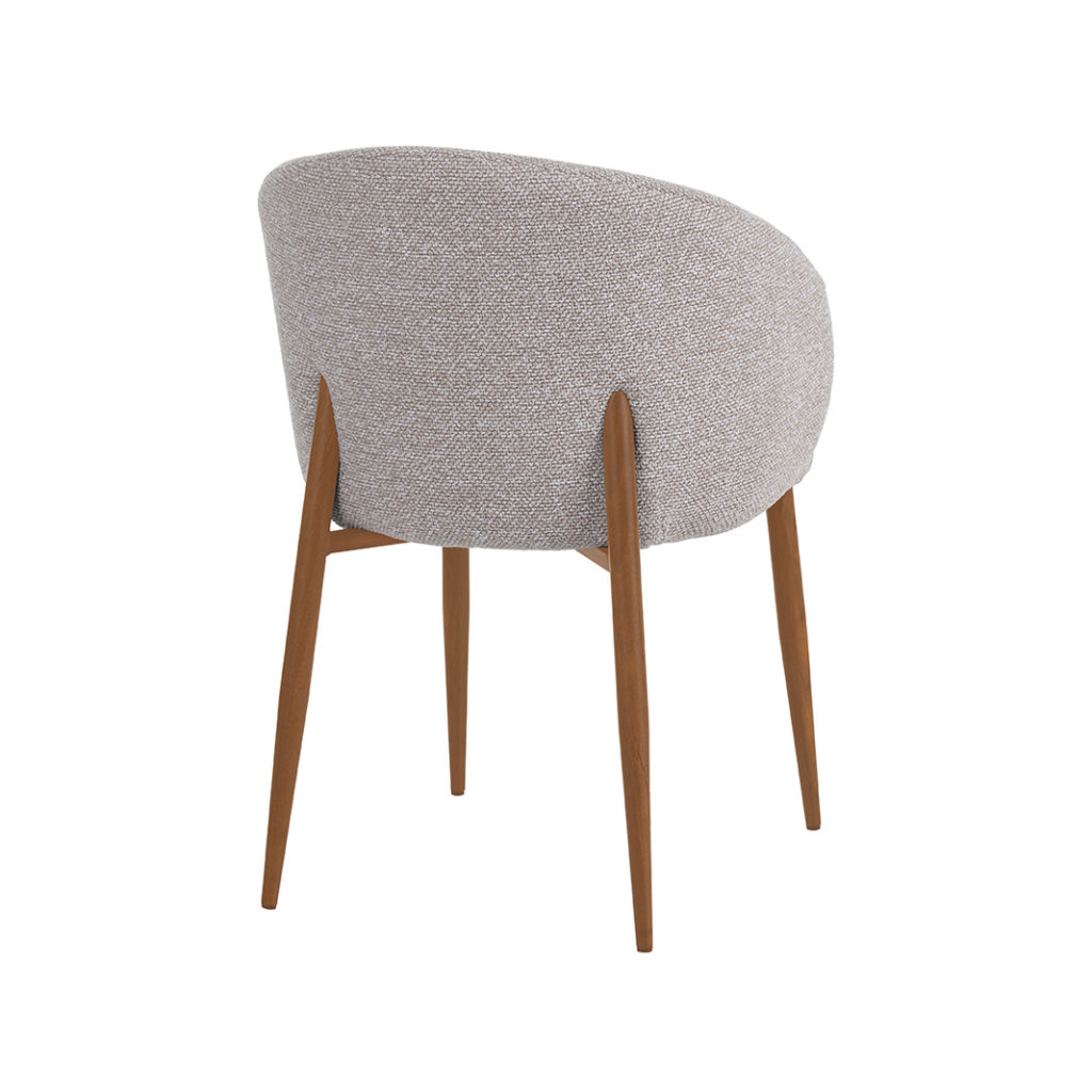 LABEL51 Eetkamerstoel I_Yuki - Naturel - Royal Boucle - One size - Afbeelding 4