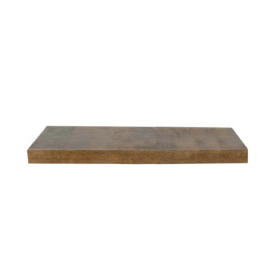 LABEL51 Eetkamertafel Tafelblad Straight Edge - Nature - Mangohout - 120 cm Straight