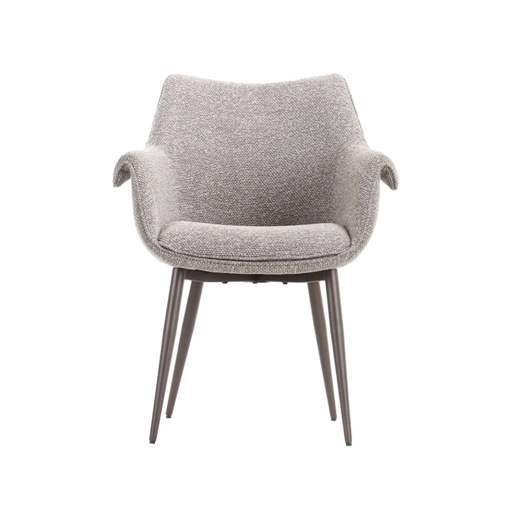 LABEL51 Eetkamerstoel I_Mirai - Mushroom - Royal Boucle - One size