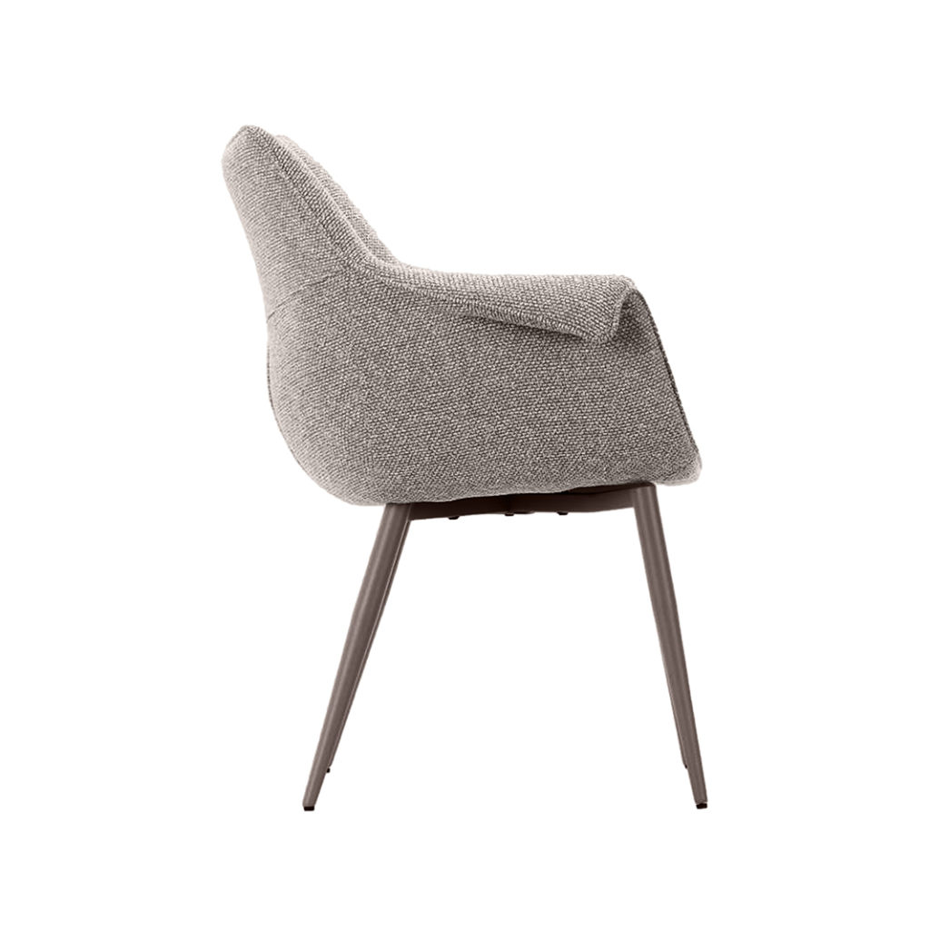 LABEL51 Eetkamerstoel I_Mirai - Mushroom - Royal Boucle - One size - Afbeelding 2