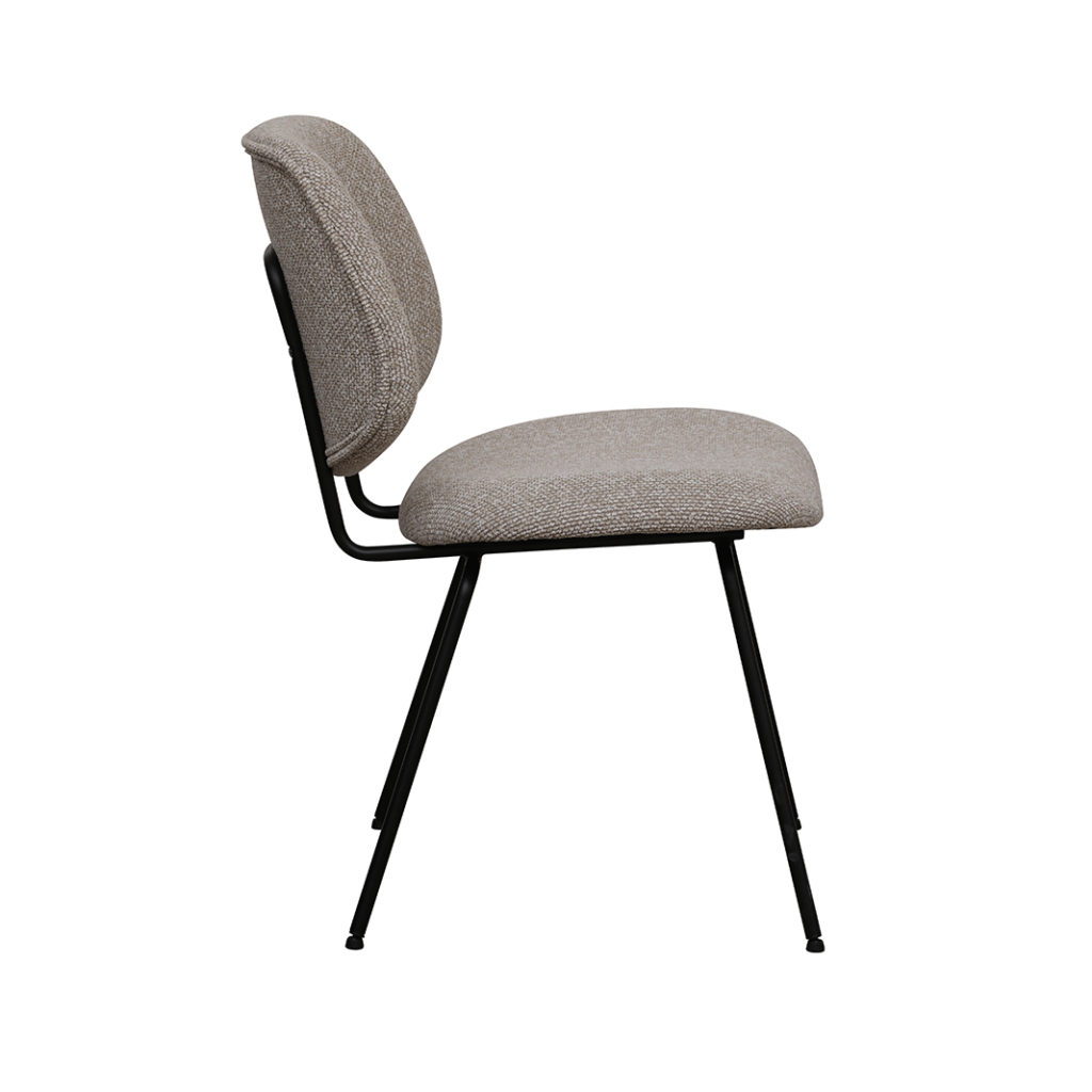 LABEL51 Eetkamerstoel I_Ravenna - Naturel - Royal Boucle - One size - Afbeelding 3